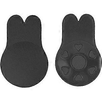 Vrouwen Lift Tepelhoezen Konijn Strapless Backless Beha,Strapless Zelfklevende Push-up Gel BehaHuidskleur