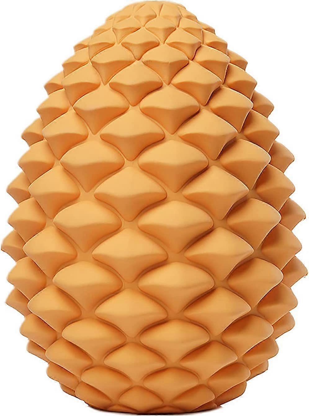 Heytea Indestructible Tough Durable Natural Rubber Teeth Cleaning Toy, Pinecone Dog Chew Toy Rubber GOG Chew Toy Interactive Dog Treat Toy for Larg...
