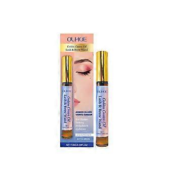 Wimperserum voor dikkere, langere en vollere wimpers, wimperversterkend serum, wimperbooster, veganistisch en dierproefvrij, geschikt voor gevoelige ogen, 10 ml