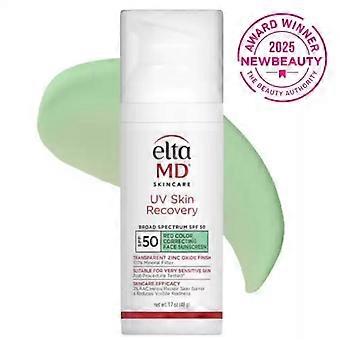 Eltamd Uv Clear Face Sunscreen Spf 50, oil-free formula containing zinc oxide, recommended by dermatologists (green)