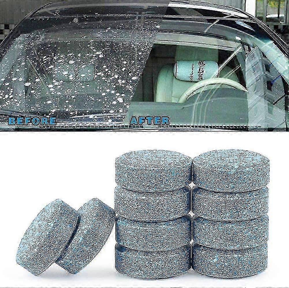 50/100pcs Windshield Washer Fluid, Concentrated Windscreen Washer Tablets Solid Wiper Glass Solid Washer Fluid-Yvan
