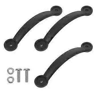 3 stuks kajak-draaggrepen, stevige kano- en boothandgrepen compatibel met Ocean Perception watersport-, buitensport-, kano-, boot- en kajakaccessoires, zwart