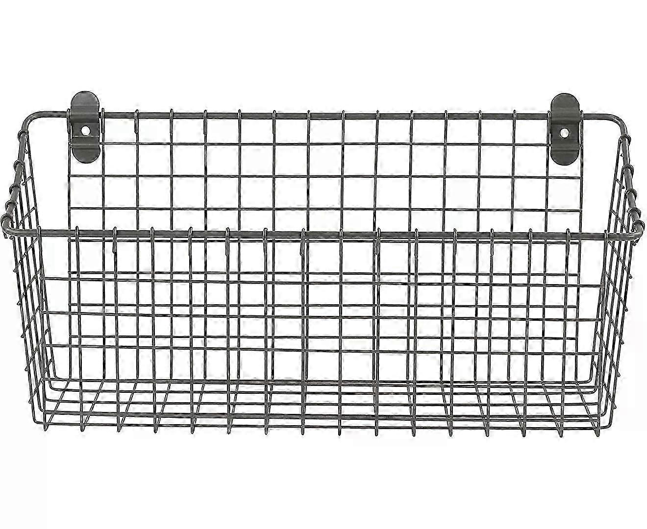 Extra Large Wall-Mounted Basket for Storage & Organization