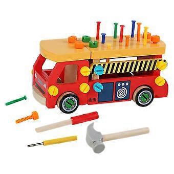 Wooden Tools Set for Kids Pretend Play Tool Box 1Set