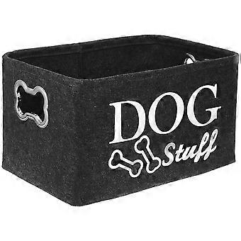 Brinquedos para animais de estimação Caixas de brinquedos para animais de estimação Brinquedos para cães Brinquedo para animais de estimação Cubo para armazenamento Cesta de brinquedo para animais de estimação Peito Pet Toy Basket Bin