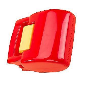 Compact Red Pet Waste Picker Clamp with Short Handle & Bag for Outdoor Cleanup Tool