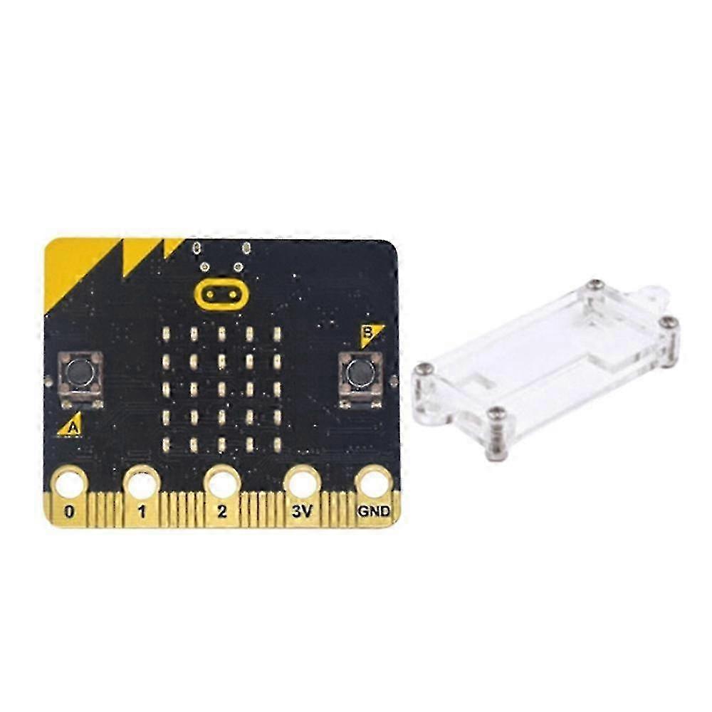 Bbc Microbit Go Kit Bbc Diy Programmable Learning Development Board With Acrylic Protective Shell