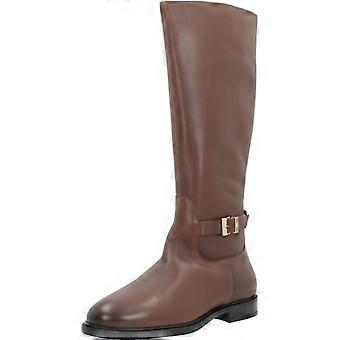 Bota Tommy Hilfiger Fw0fw09572 de couro com fivela até o joelho