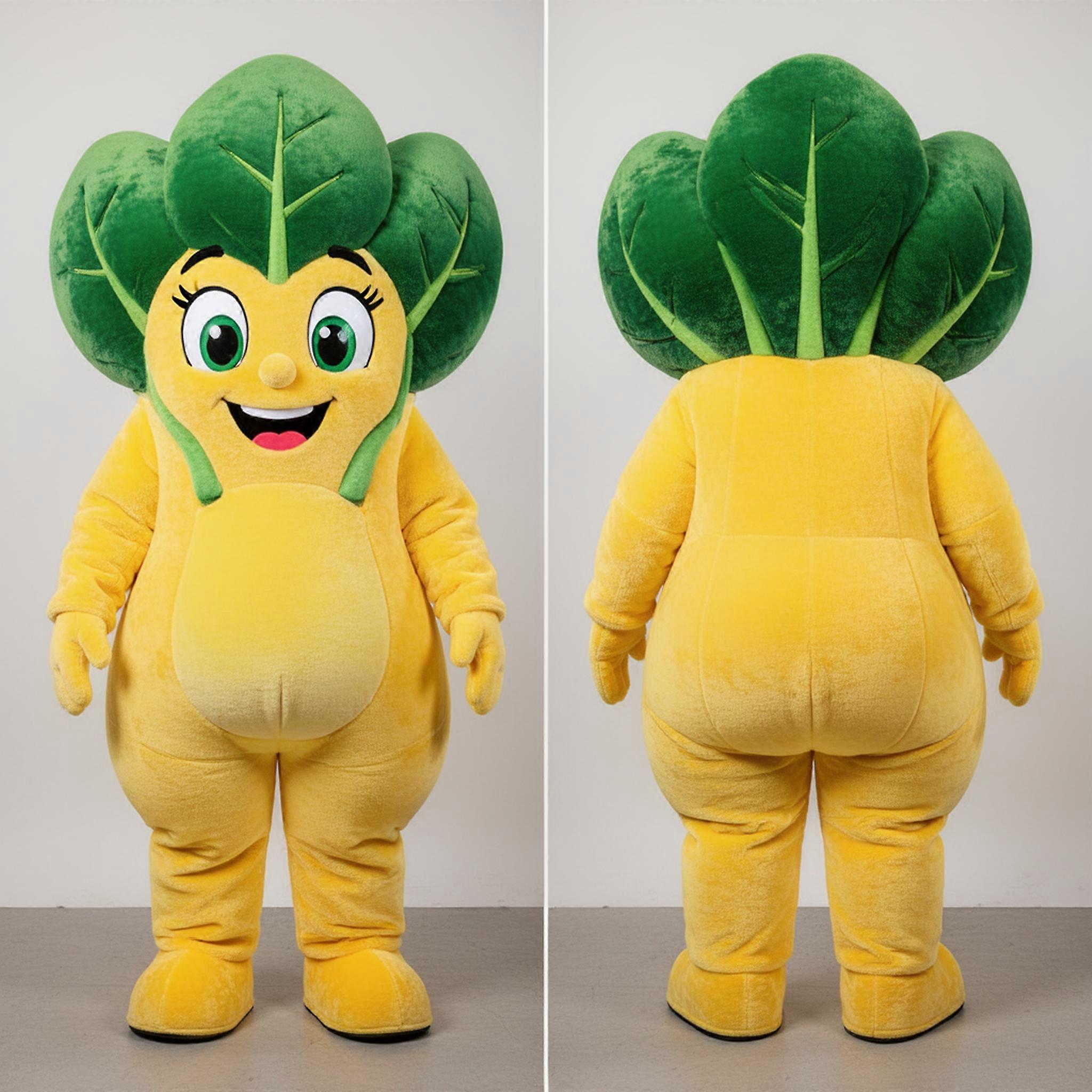 MASTICOT Yellow Leafy Spinach Mascot