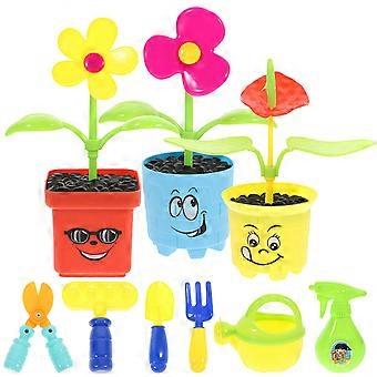 Creative Garden Planting Toy for Children with 1Set Planting Tool Kit