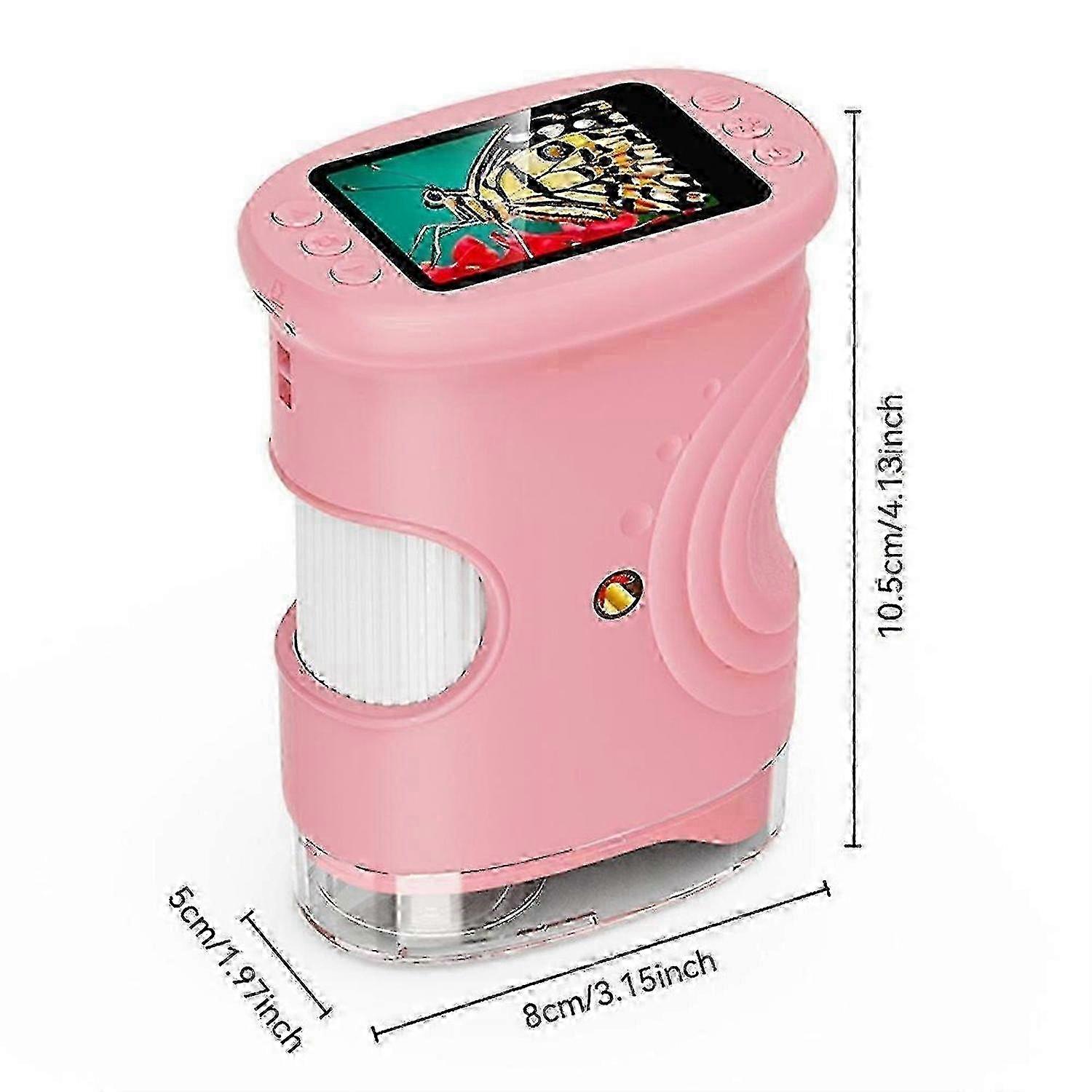 2-Inch IPS Handheld Microscope 50-1000X