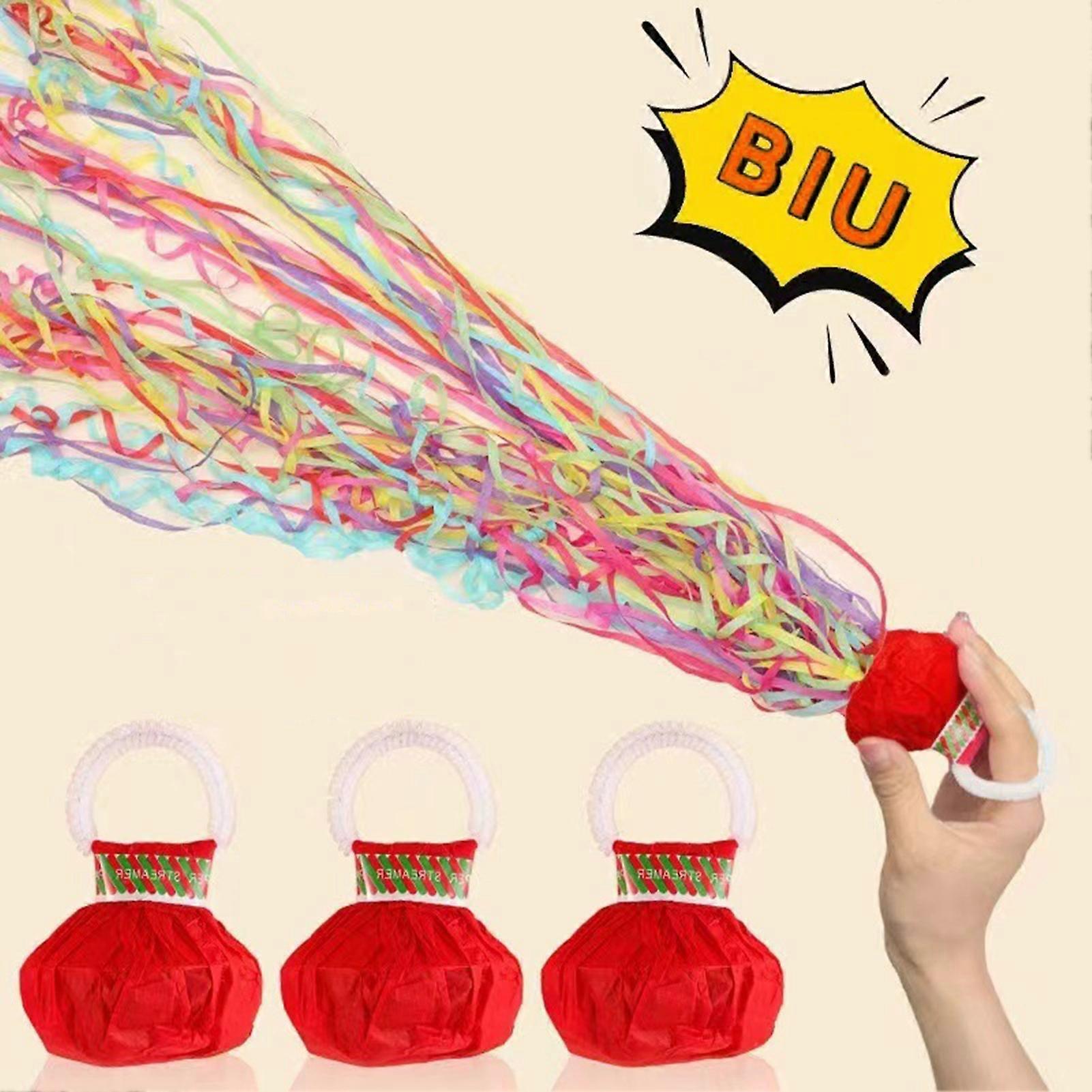 Hand Throw Streamer for Party Celebration and Confetti Effect