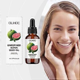 Óleo de semente de goiaba suave e hidratante, 30ml, portátil, nutritivo, hidratante, iluminador, óleo essencial. B1