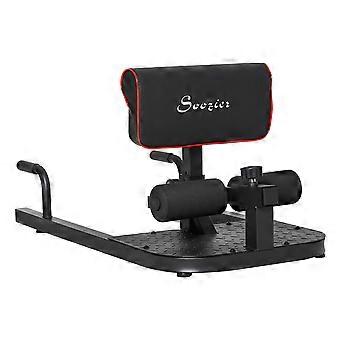 Sissy Squat Squat Trainer 3-in-1, Adjustable up to 120kg, Steel Black, Leg and Abdominal Trainer for Effective Workouts