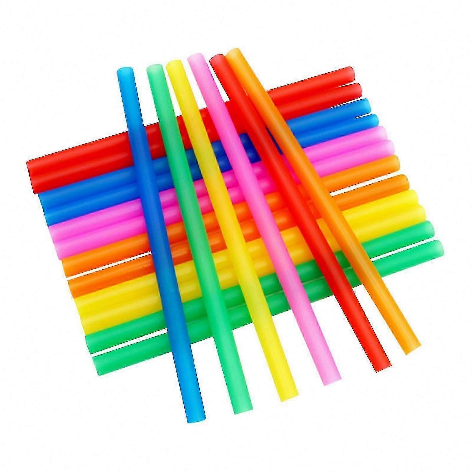 Colorful Bendable PP Drinking Straws
