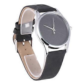 Quartz Watch for Decoration Fashion Simple Thin Band Black