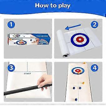 Portable Tabletop Curling Game