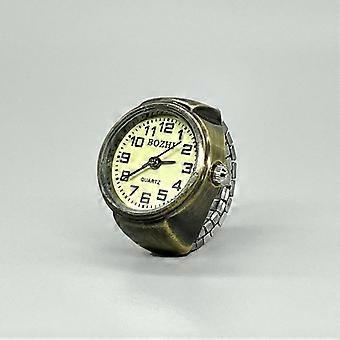 Anelli vintage punk elastici al quarzo, anelli per orologio da donna e uomo, nuovi accessori di coppia hip-hop per esprimere individualità.