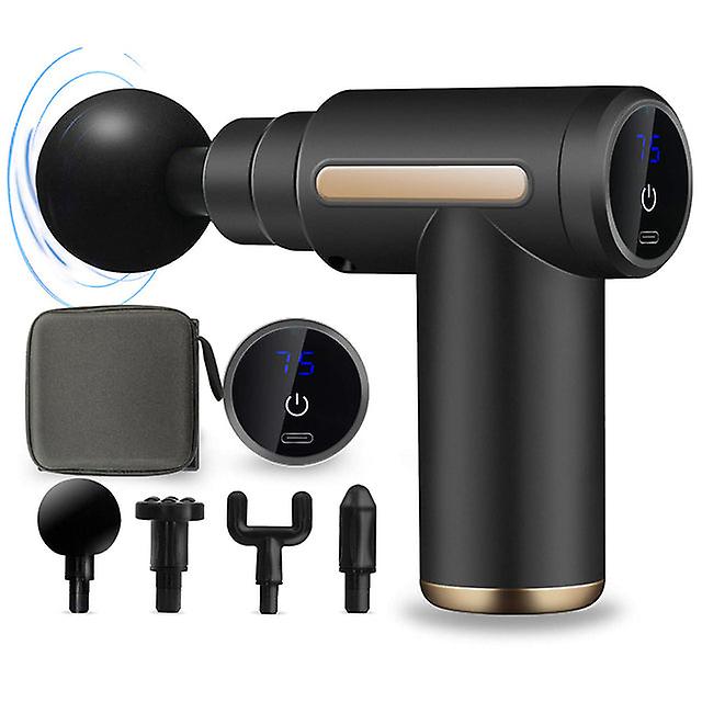 Pistola elettrica per massaggio muscolare per circolazione Fascia pistola per massaggio schiena spalla con case sollievo dal dolore Fascia pistola valigetta