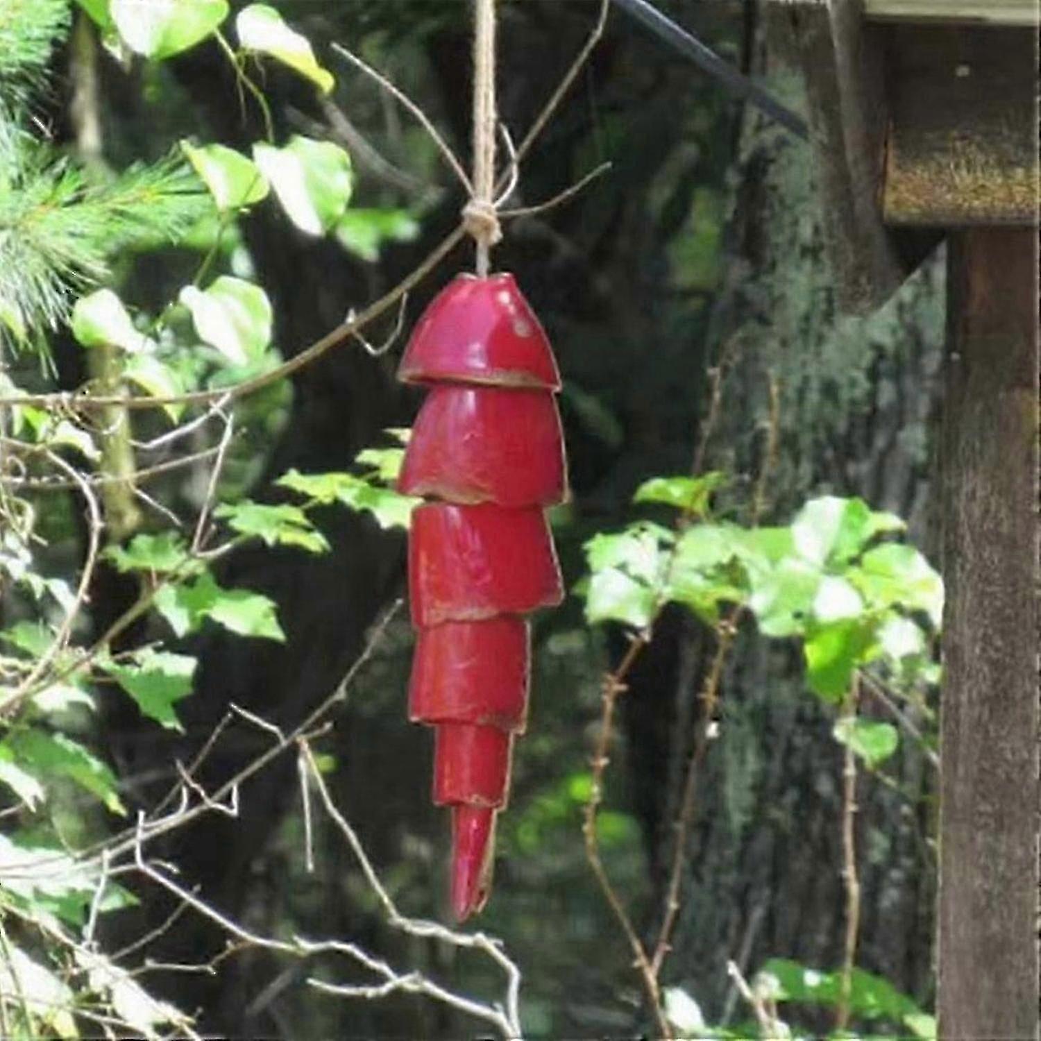 Emerald Iron Koi Garden Chime