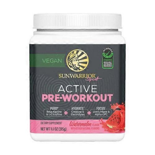 Sunwarrior Watermelon Active Pre-Workout, 13.9 Oz