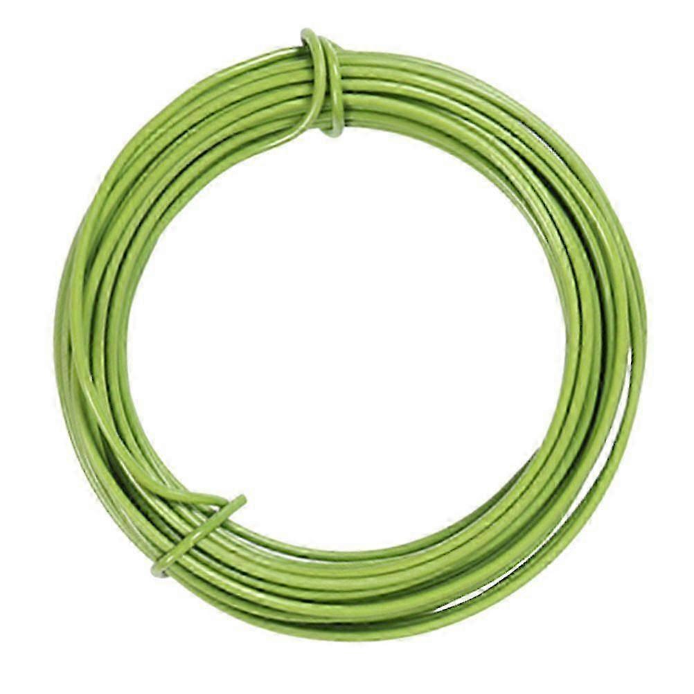 Green Plastic-Coated Bendable Wire