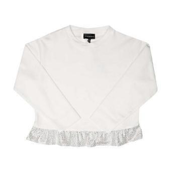 Emporio Armani Girls Ruffled Sweatshirt