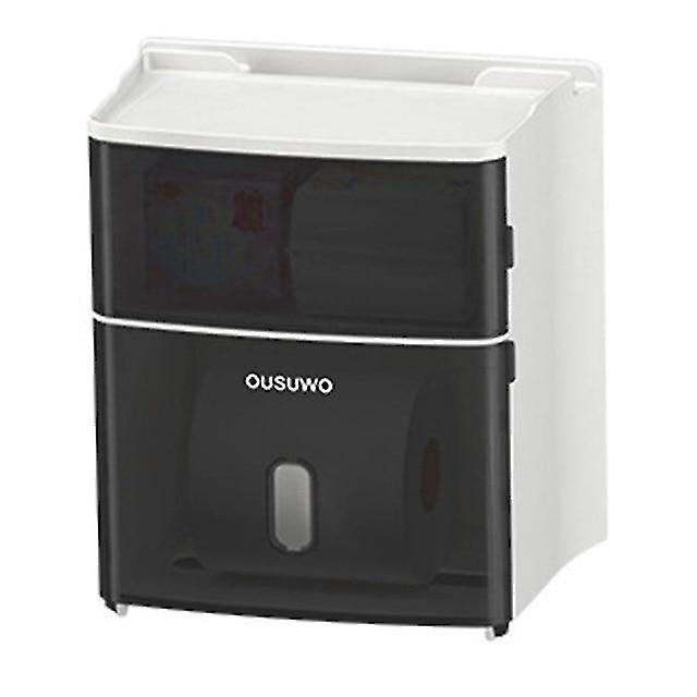 Vedenpitävä seinäkiinnitys WC-paperiteline ja säilytyslaatikko