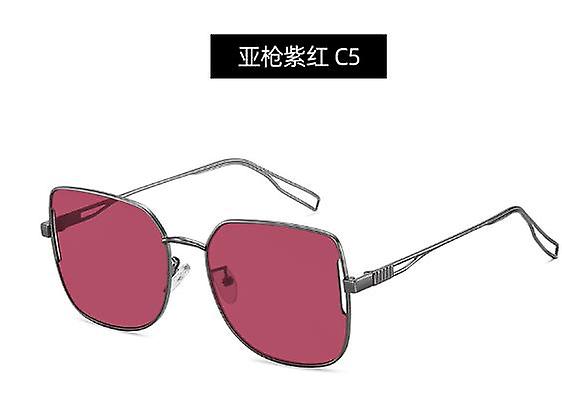 New Trend Sunglasses Uv Protection Large Frame Hollow Sunglasses For Men And Women