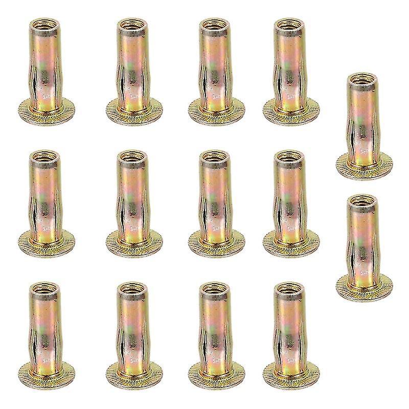 2.75X1.5cm Color Zinc Wire Caps & Nuts 15pcs Professional Threaded Nuts Multipurpose Lantern Type Sc