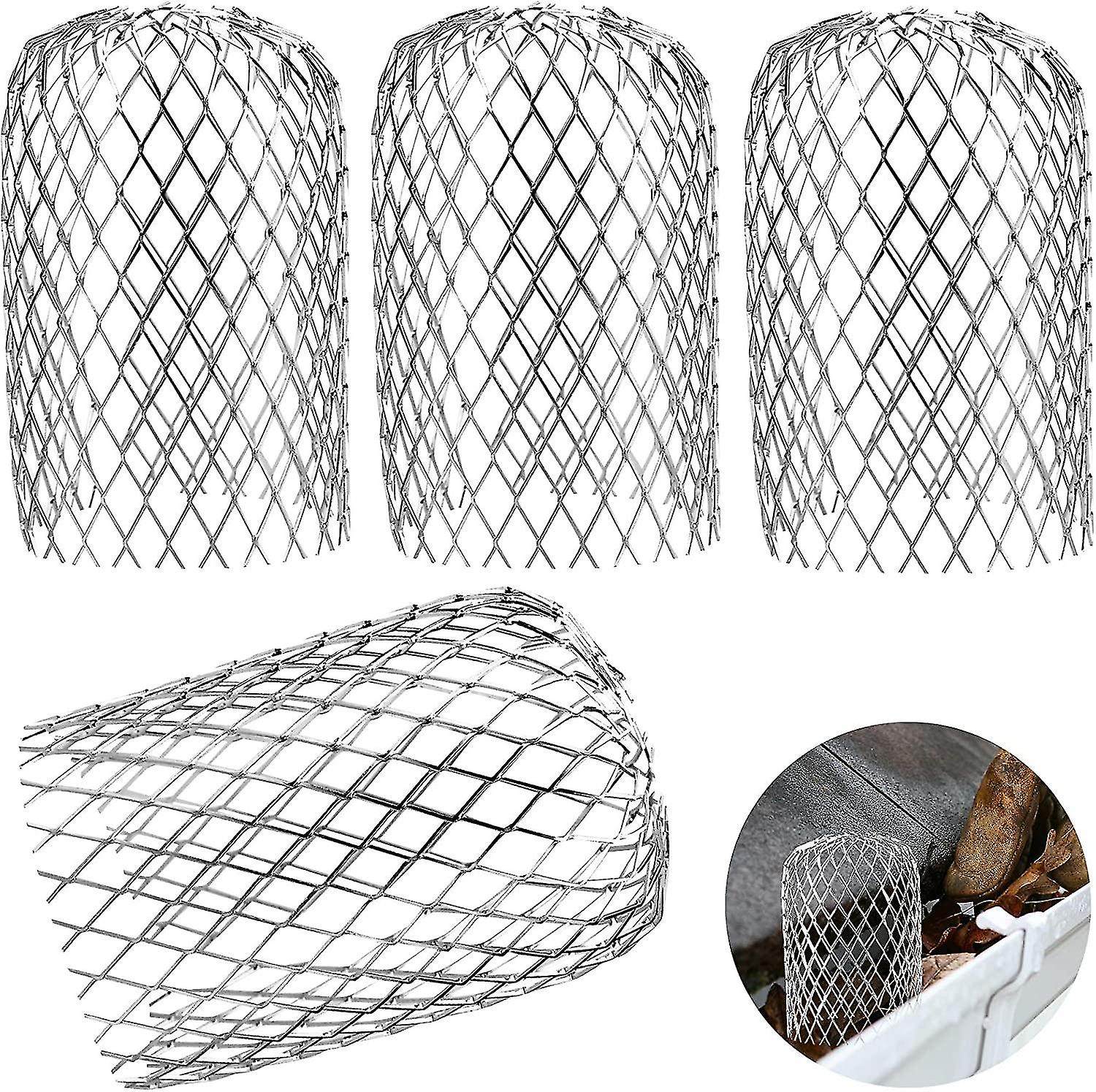 Other Sink Accessory 4 Pieces Metal Gutter Guards Expandable Gutter Protectors Filter Strainer For Cleaning Leaves, Moss, Mud Scrollsqy