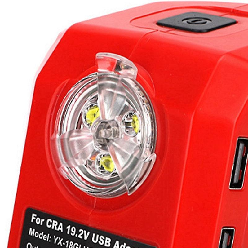 9W Led Adapter Work Light For Craftsman 14.4v-19.2v C3 Battery With Dual Usb Converter Adapter Portable Power Tool