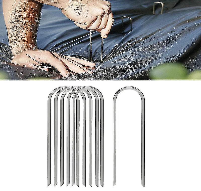 Trampolines Wind Stakes Heavy Duty U Type Sharp Ends Ground Anchor