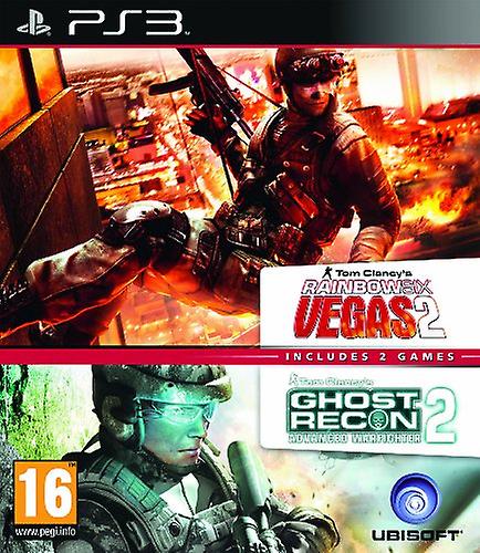 Ubisoft Double Pack - Rainbow Six Vegas 2 and Ghost Recon Advanced Warfighter 2 - Legacy Edition (PS3) - New & Sealed