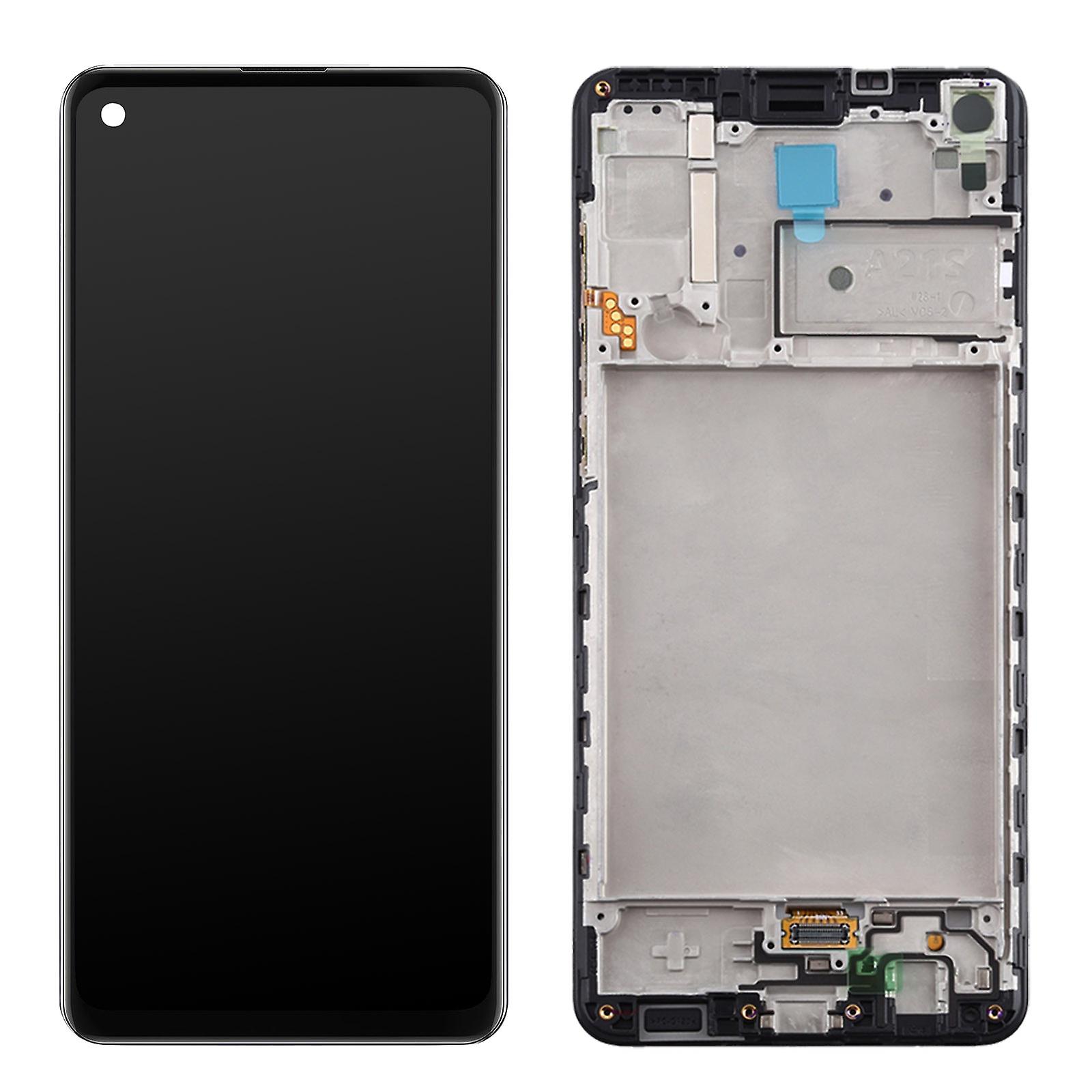 Complete Block Galaxy A21s LCD Screen Replacement Touchscreen Black