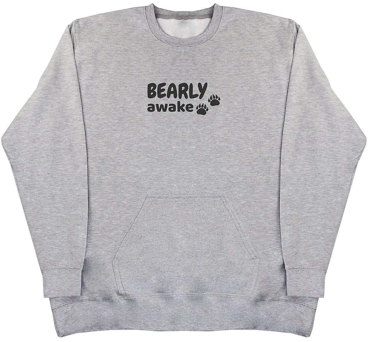 Bearly Awake- Huge Oversized Hoodless Hoodie