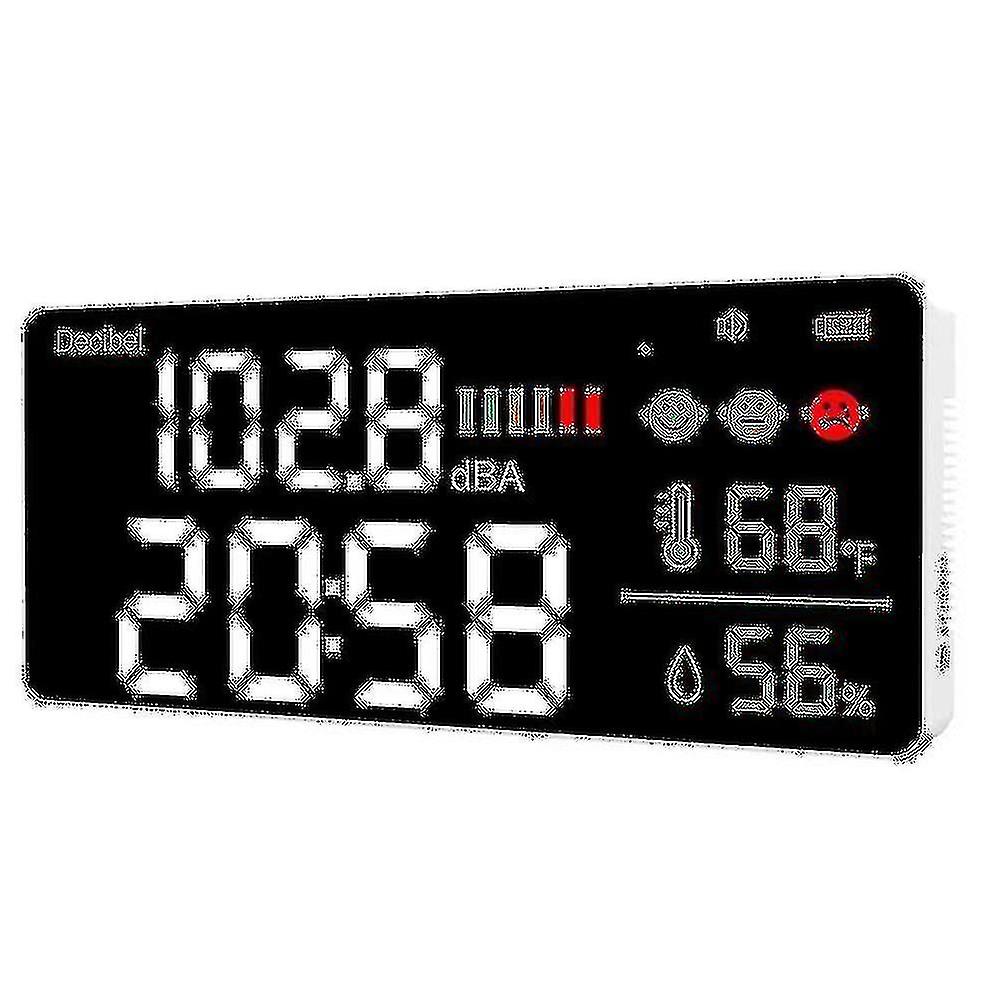 Decibel Meter Wall Hanging Sound Level Meter 30-130db Range 11 Inch