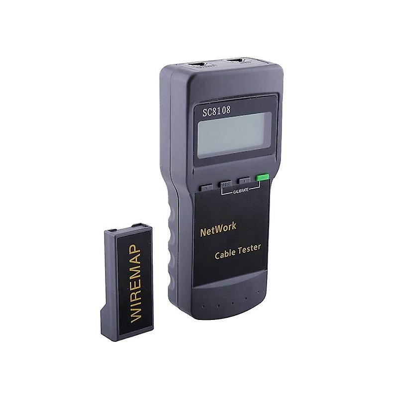 Sc8108 Portable Multifunction Lcd Wireless Network Tester Meter Lan Phone Cable Tester Meter