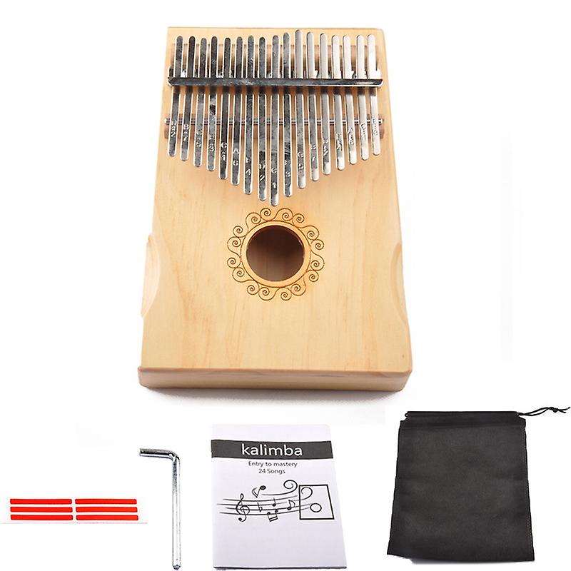 17-tone Thumb Piano , Colour: Wooden Kit