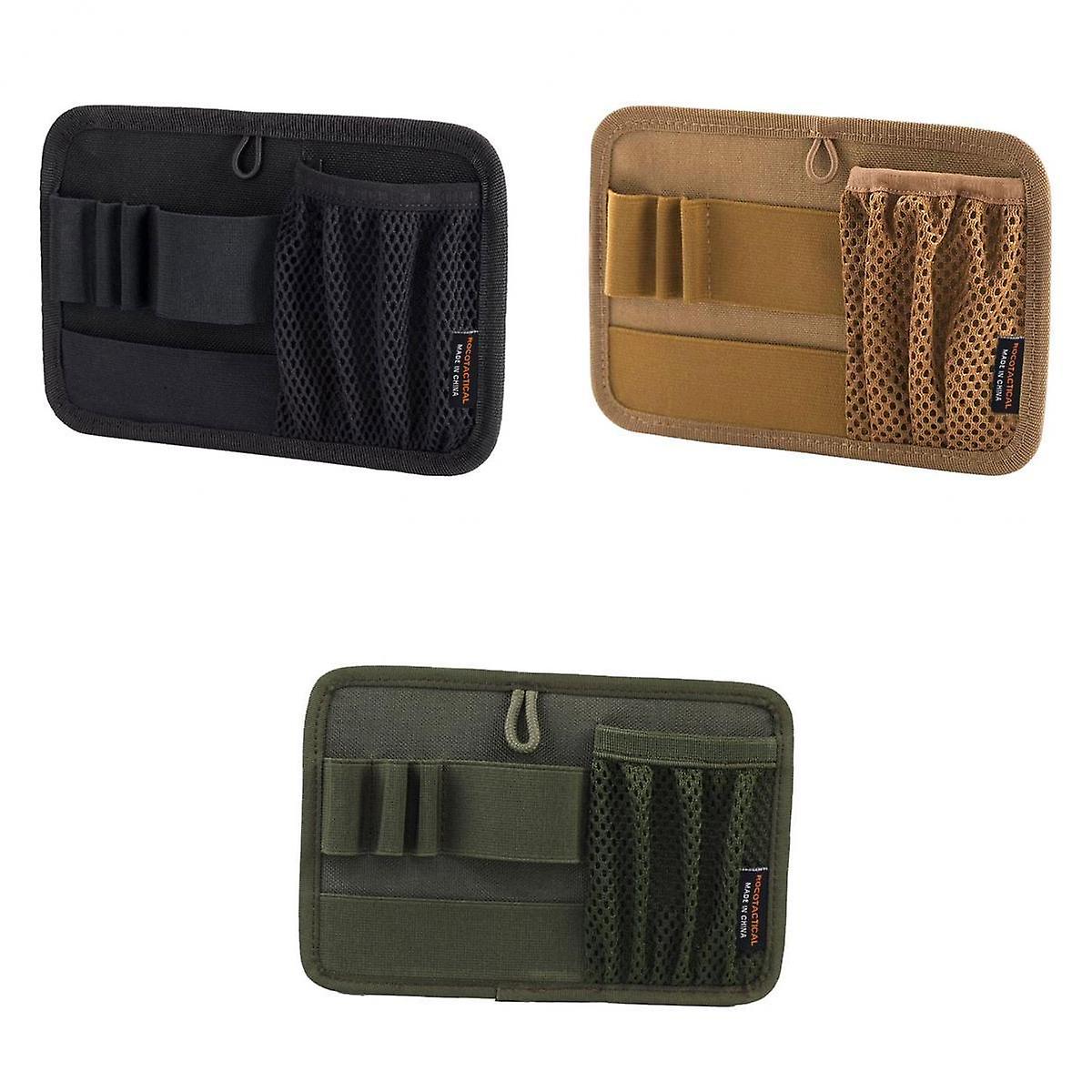 3x Tactical Bag Insert Modular Organizer Utility Admin Pouch Hook Fasteners