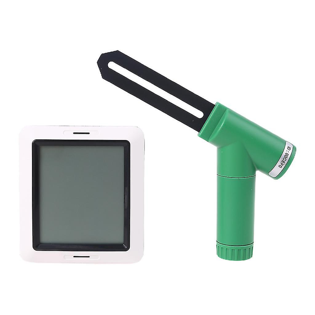 Drahtlose Bodenfeuchteüberwachung Hygrometer Zeit mit Display Feuchtigkeitstest Sensor