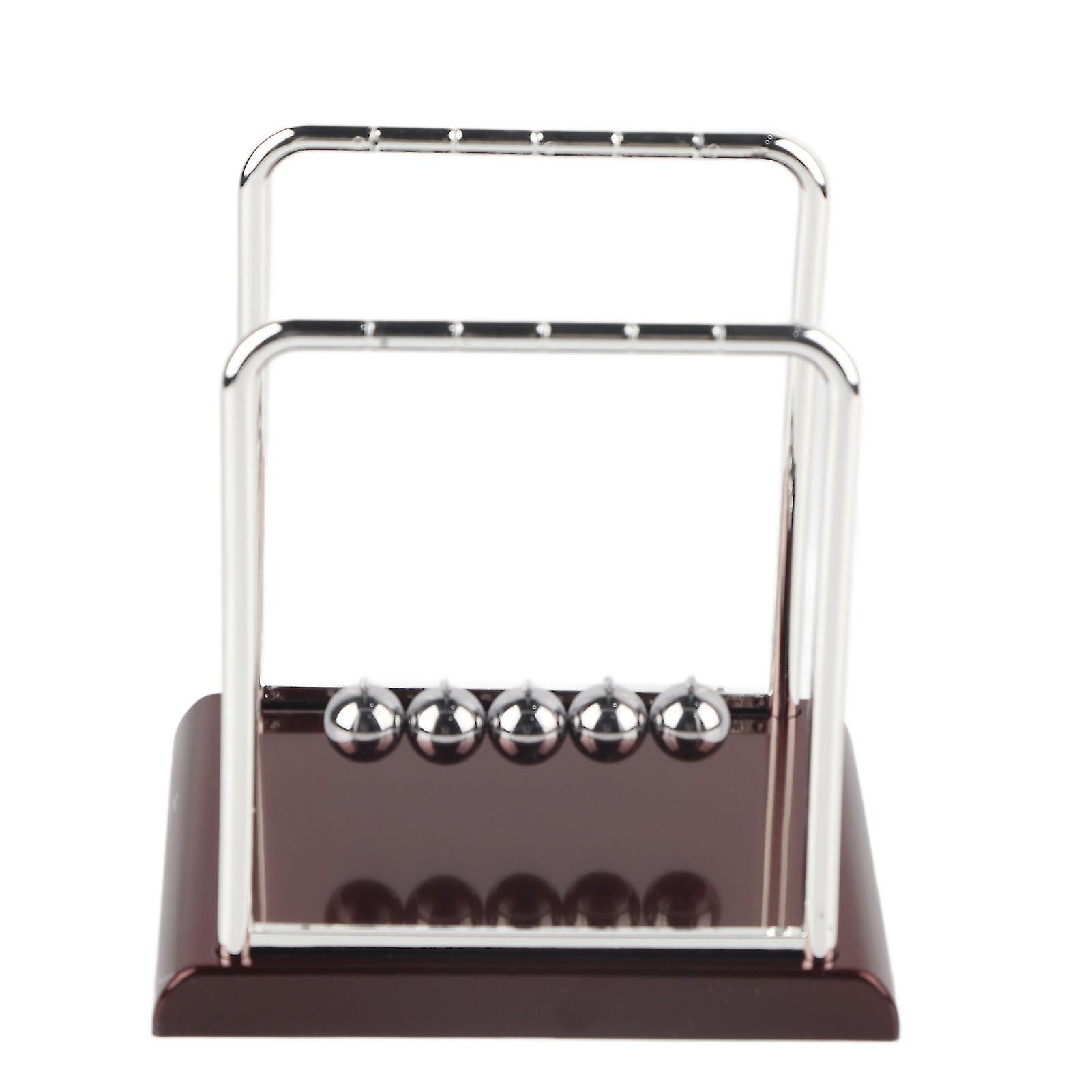 Square Shape Balance Pendulum Ball Toy for Home Office Desk - Decorative Table Ornament Gift (Large Size)