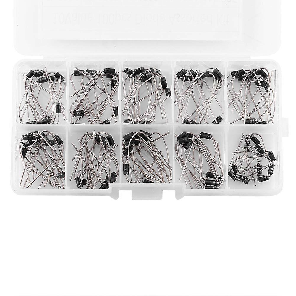 100pcs 10Values Rectifier Diode