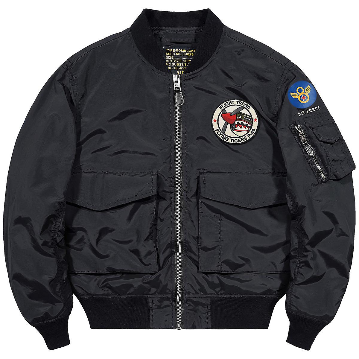 Herenmode Vintage Workwear Baseball Jacket