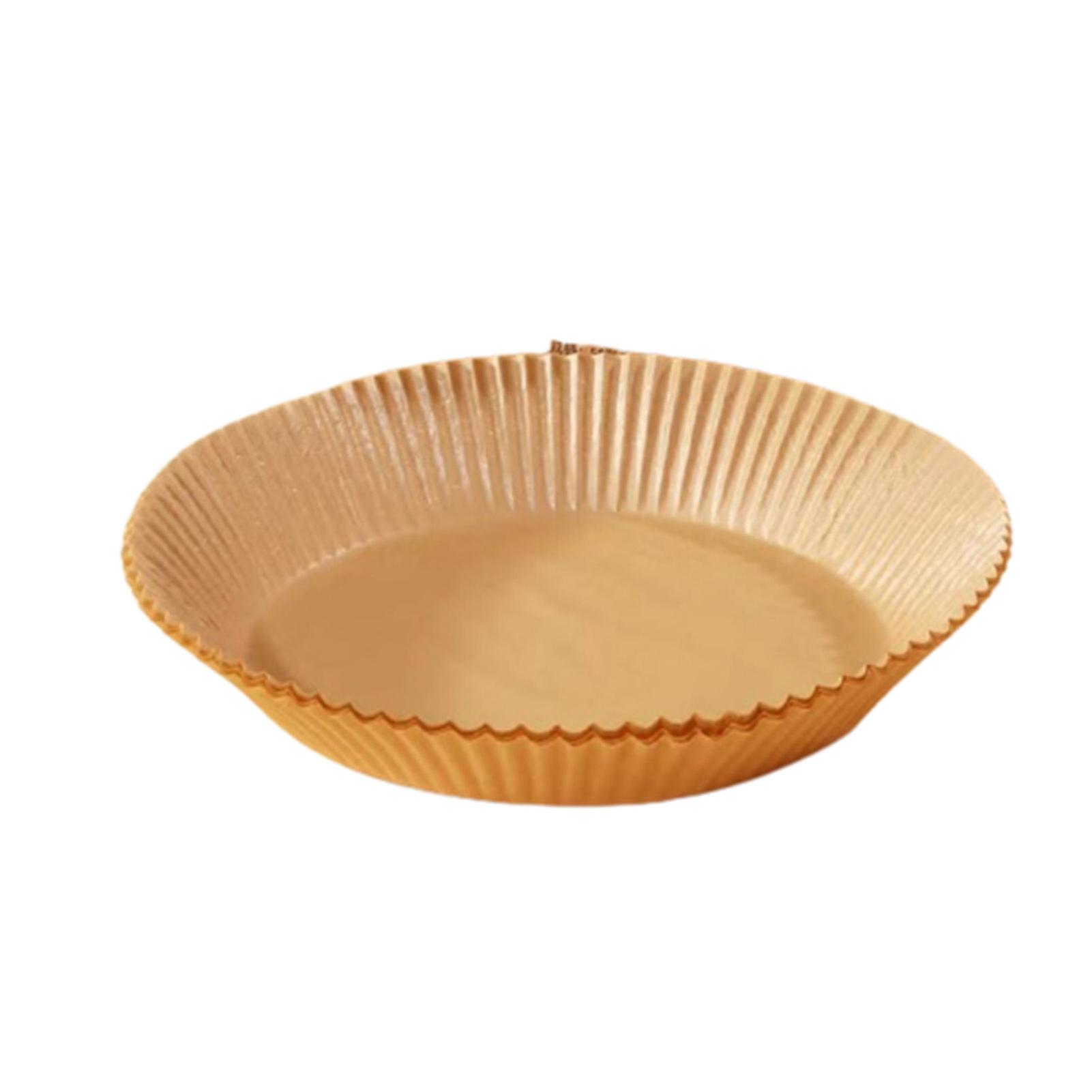 Air Fryer Paper Liner 16/20cm Non-Stick Mat Pulp Steamer Round Paper Liner Kitchen Supply 30/50pcs