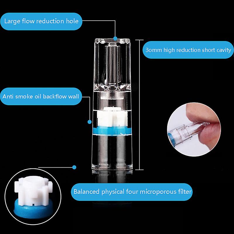 100Pcs Disposable Tobacco Cigarette Filter Smoking Reduce Tar Filtration Cleaning Holder New