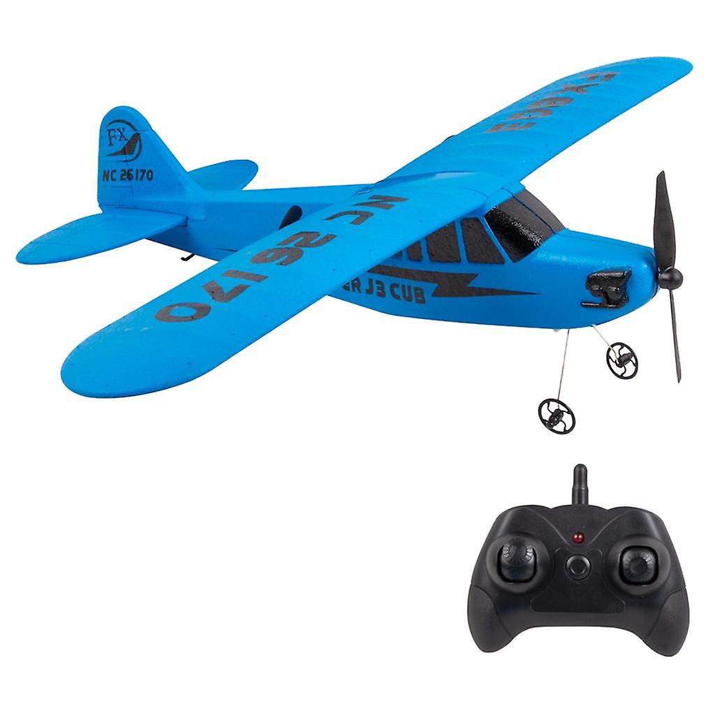 FX803 RC Helicopter Plane Glider Airplane Model EPP 2Channel 2.4G Toy Blue