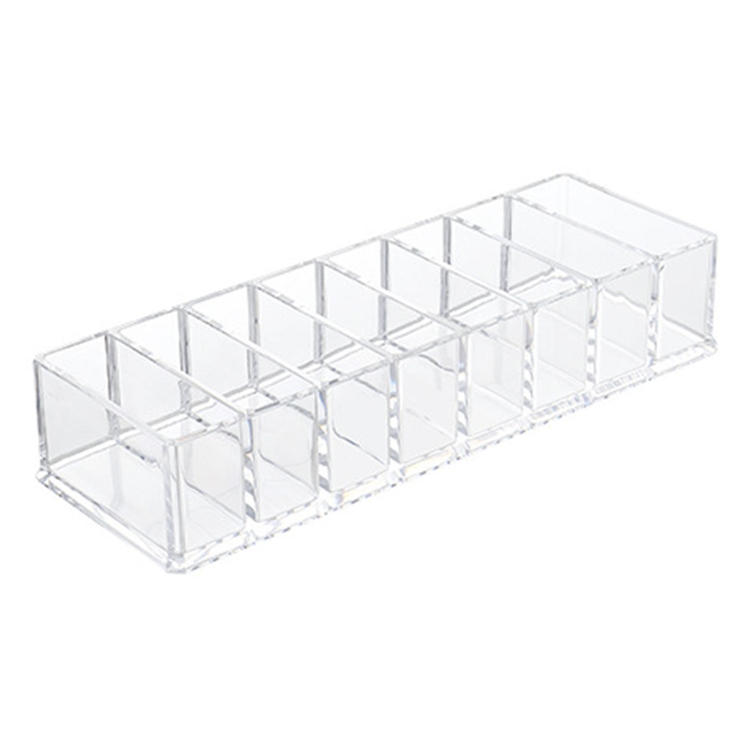 Storage Box Separate Grids Multi-Use Plastic 6 Cells/8 Cells Organizer Case for Jewelry