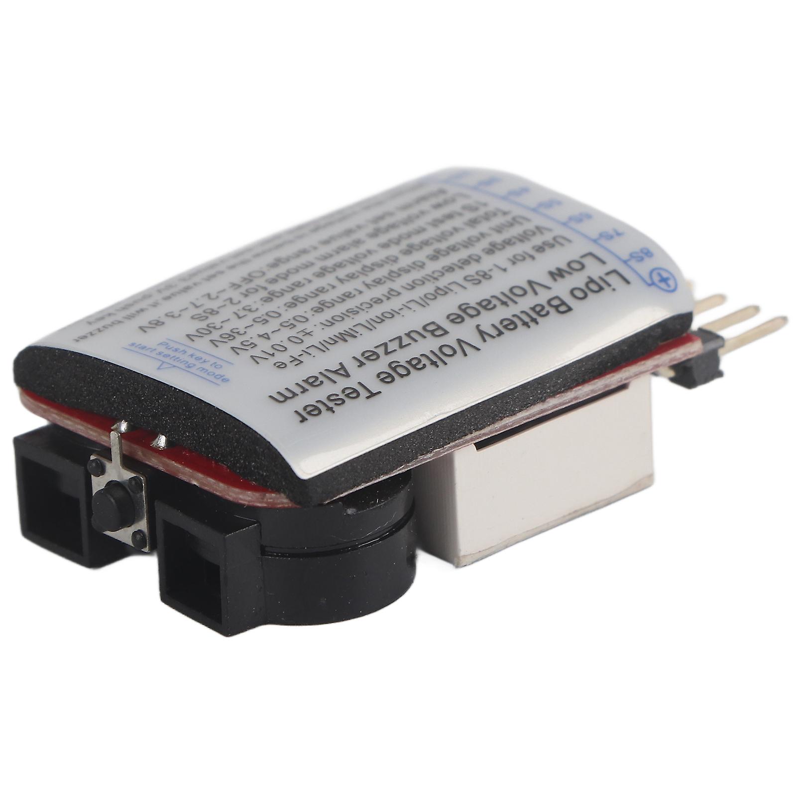 3 قطع RC 1S-8S بطارية ليبو LED اختبار إنذار 4x2.5x1.2 سم بلاستيك