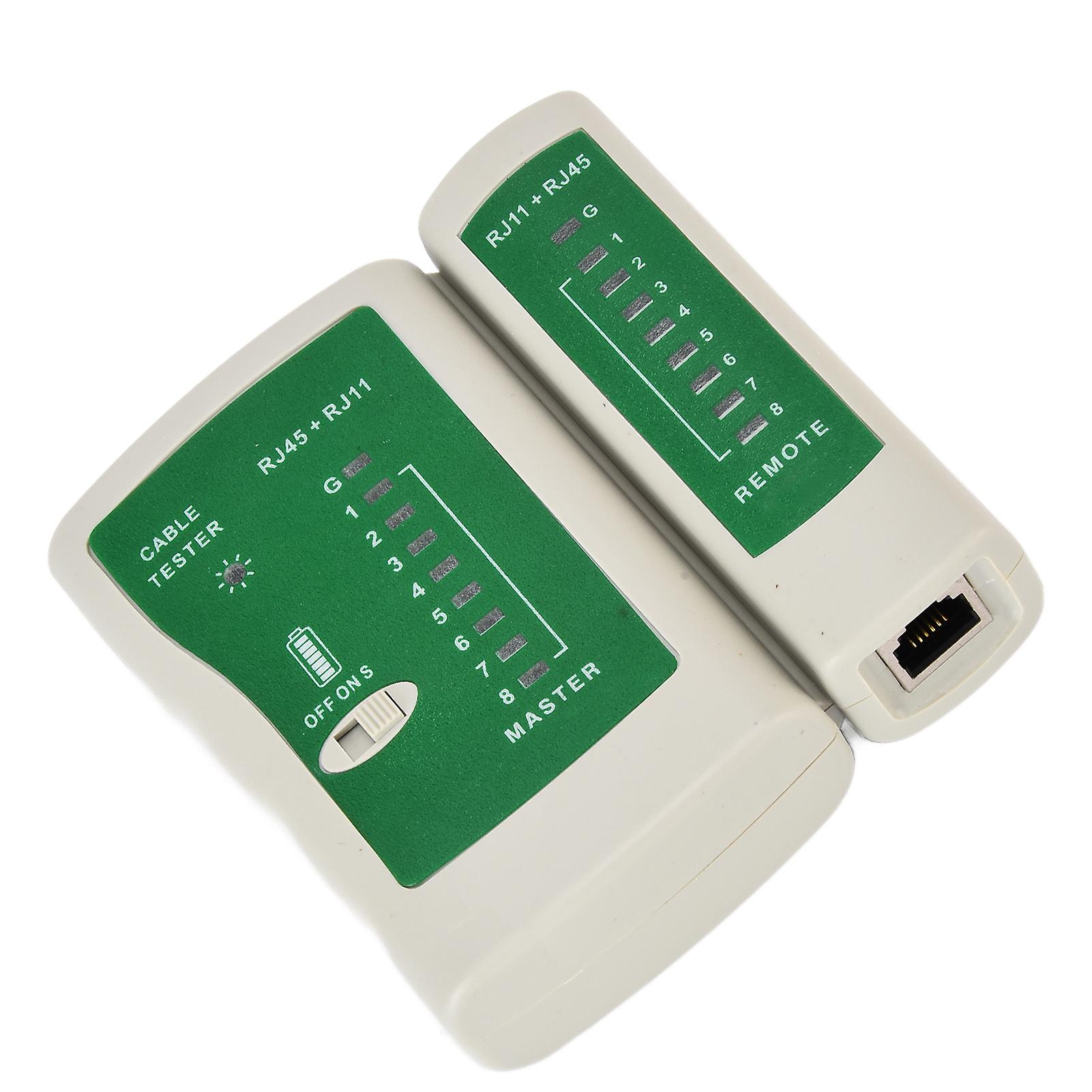 Line Finder, Network Cable Tester RJ45/11 Line Finder Double Purpose Cable Locator Telephone Line Detector, High Accuracy and Low Error